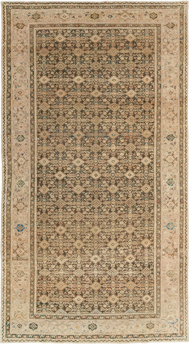 Antique Persian Malayer Gallery Carpet, No.17318 - Gss