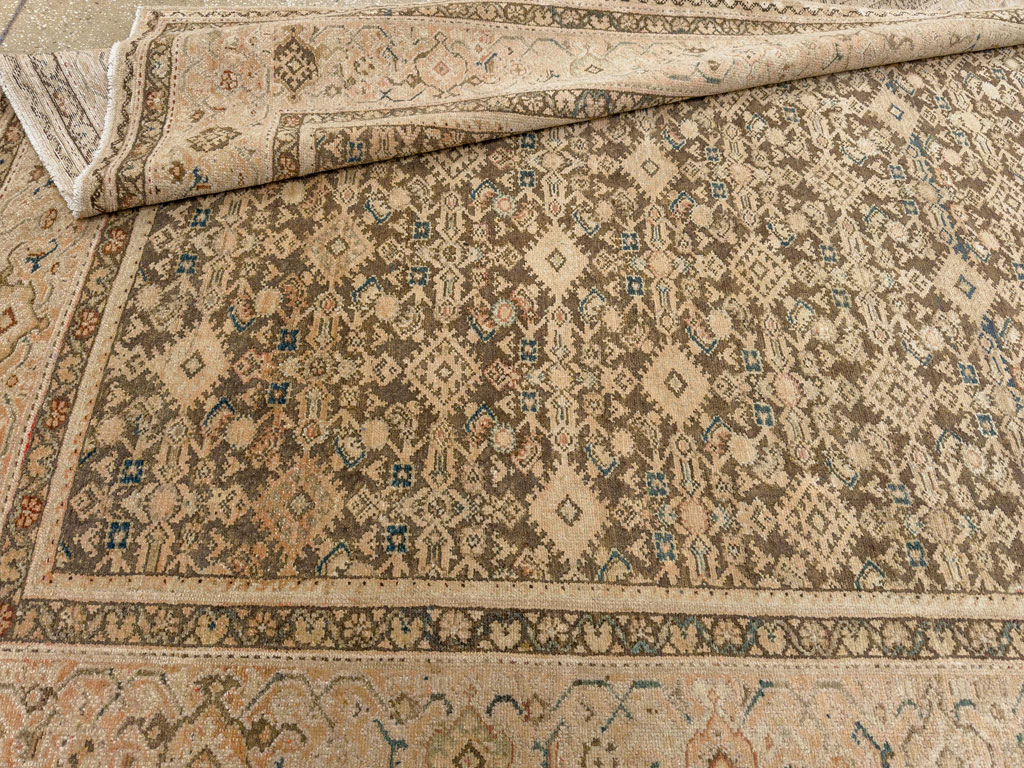 Antique Persian Malayer Gallery Carpet, No.17318 - Gss