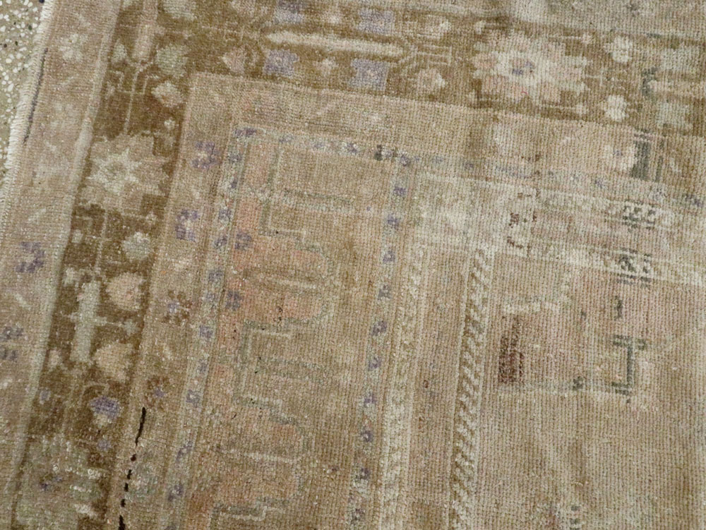 Antique Turkish Oushak Carpet, No.17323 - Gss