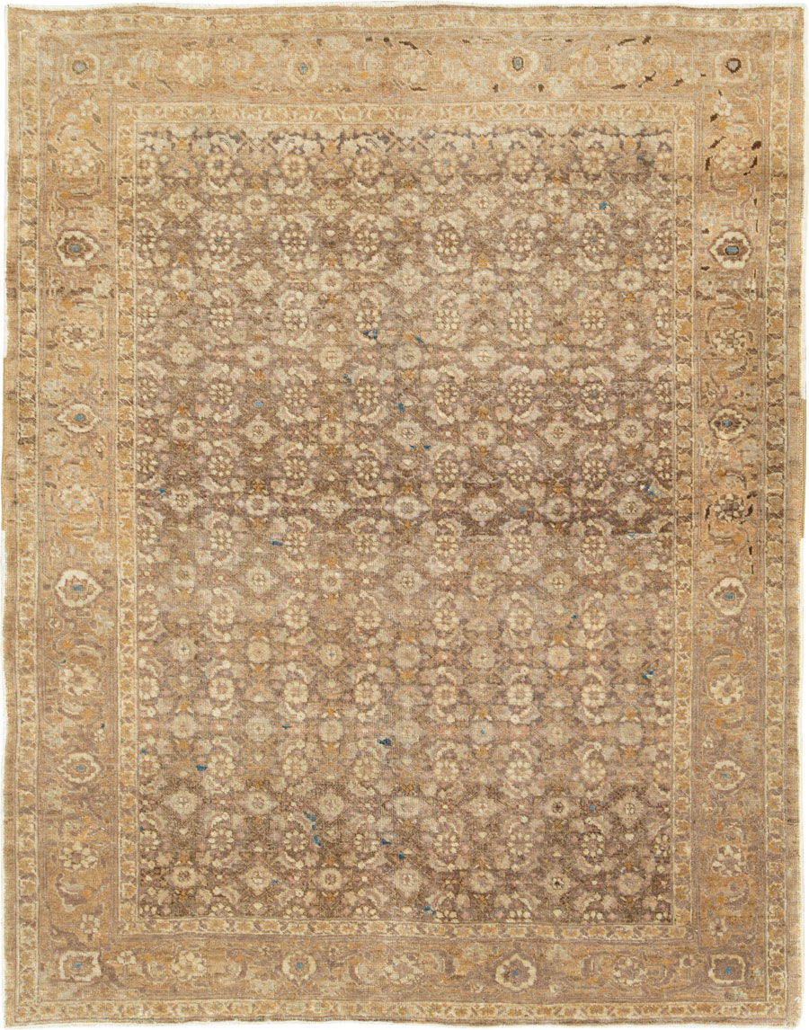 Antique Persian Tabriz Square Rug, No.17327 - Gss