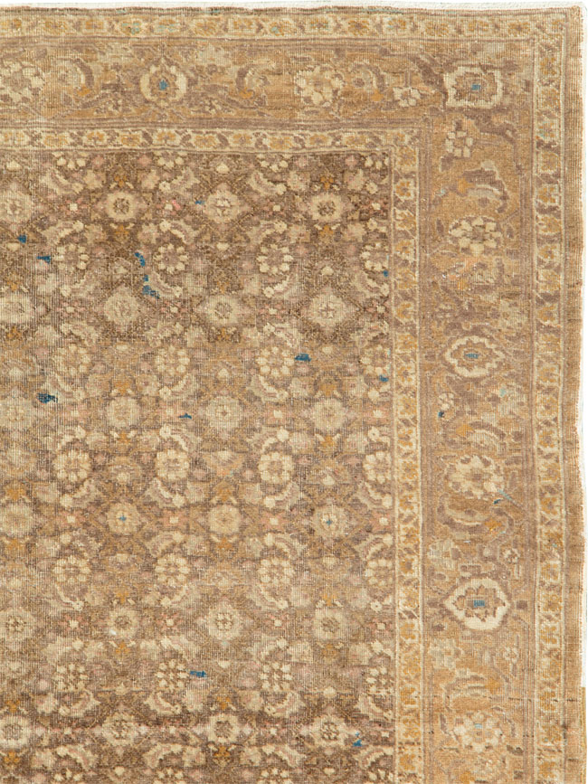 Antique Persian Tabriz Square Rug, No.17327 - Gss