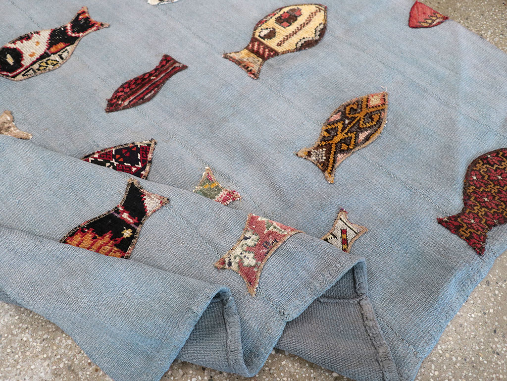 Contemporary Turkish Kilim Accent Rug, No.17367 - Gss