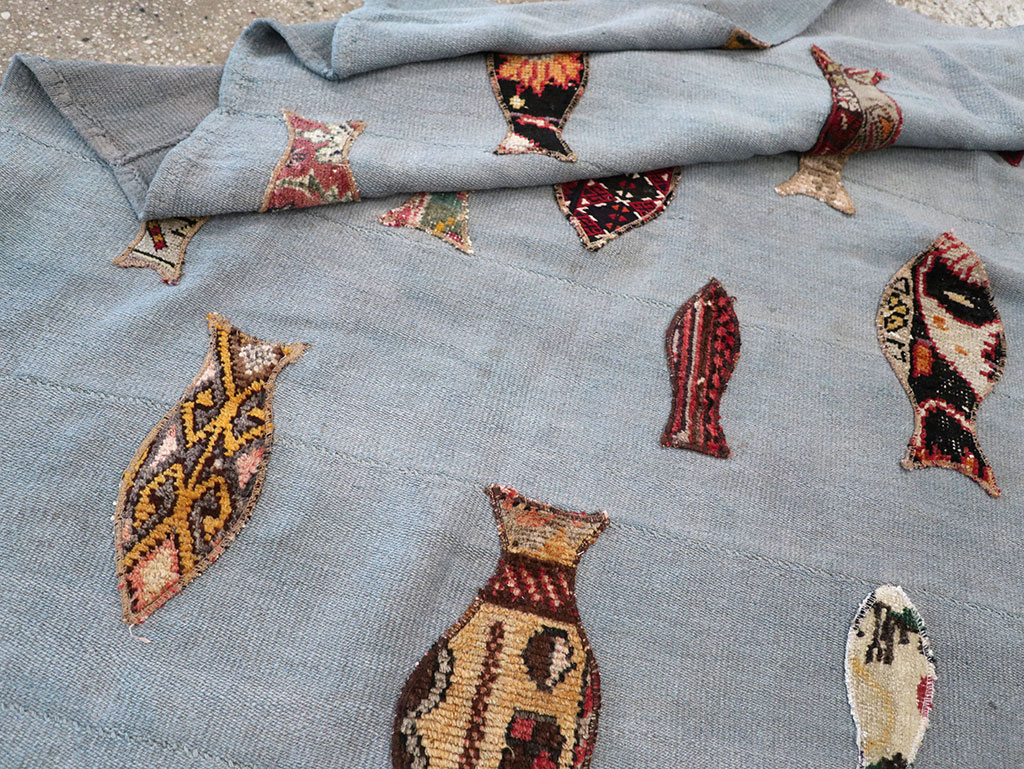 Contemporary Turkish Kilim Accent Rug, No.17367 - Gss