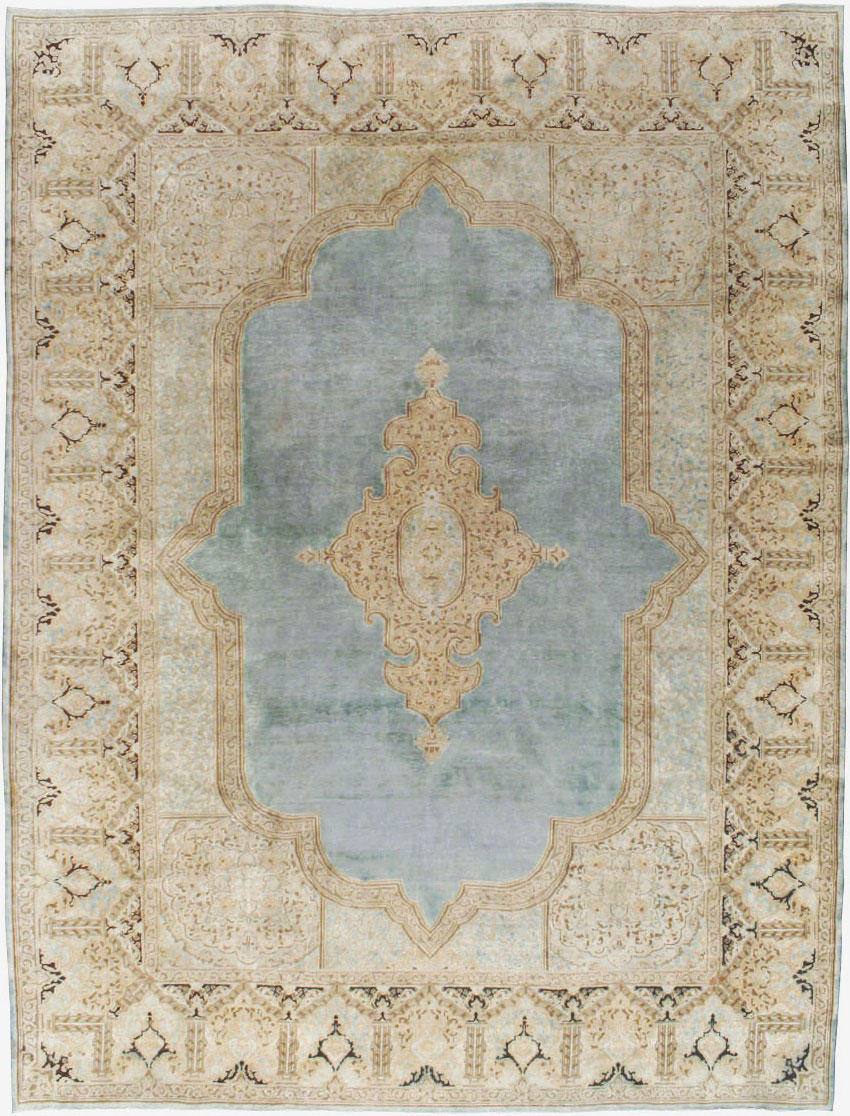 Vintage Persian Kerman Carpet, No.17368 - Gss