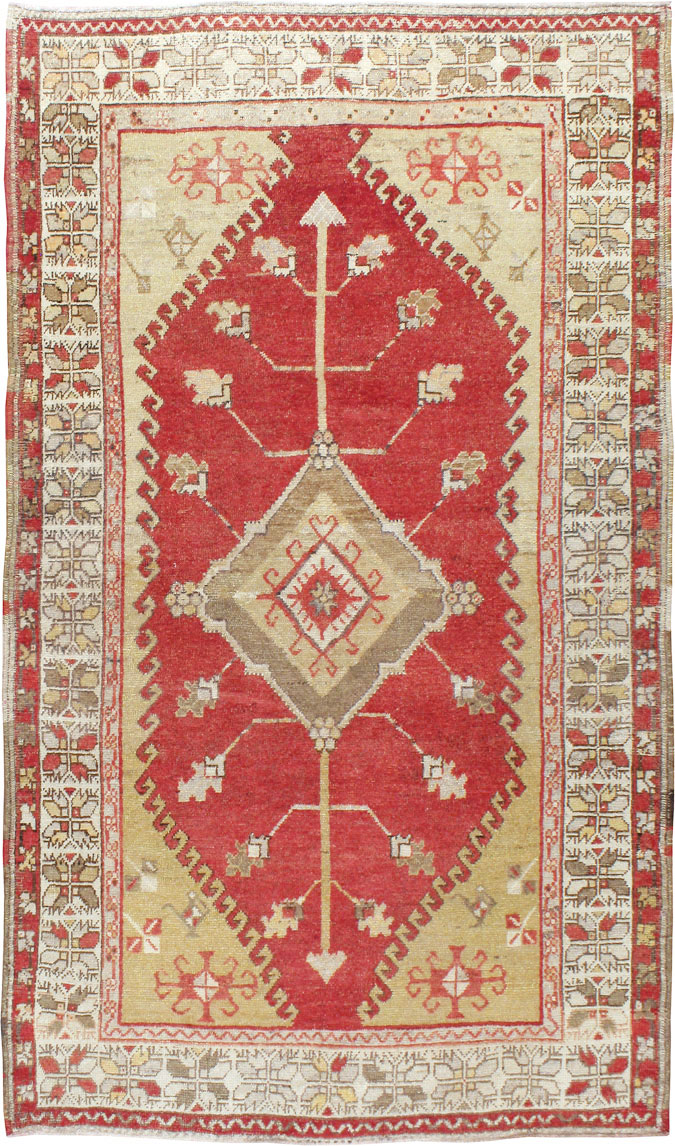 Antique Oushak Carpet, No.17376 - Gss