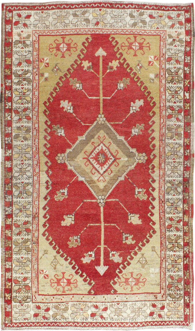 Antique Oushak Carpet, No.17376 - Gss