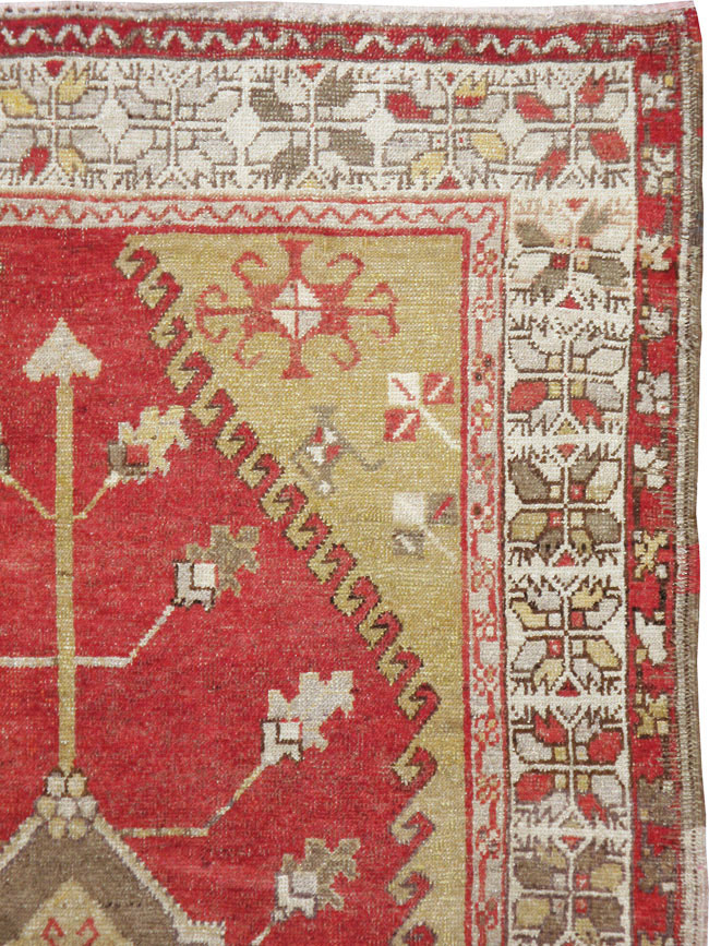 Antique Oushak Carpet, No.17376 - Gss