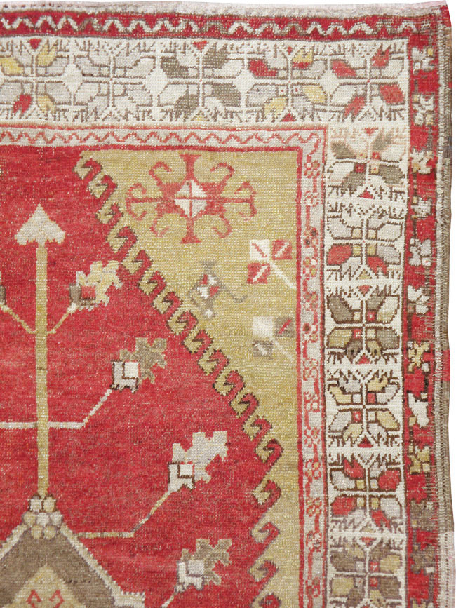 Antique Oushak Carpet, No.17376 - Gss