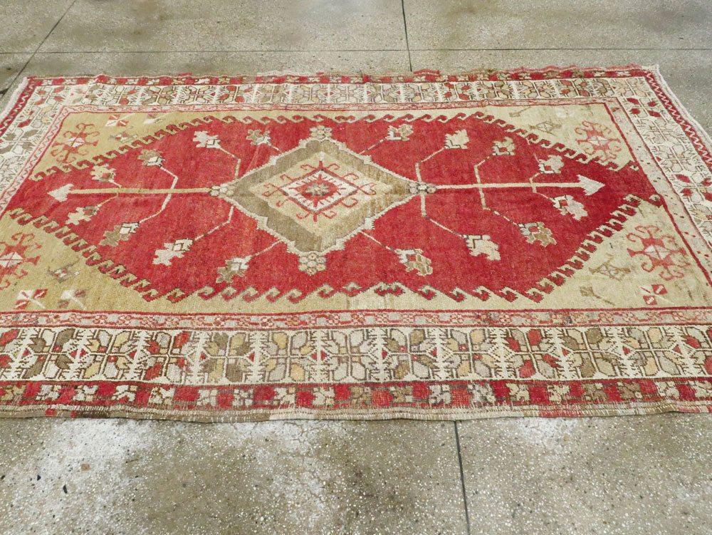 Antique Oushak Carpet, No.17376 - Gss