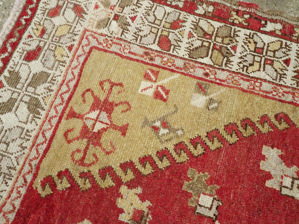 Antique Oushak Carpet, No.17376 - Gss