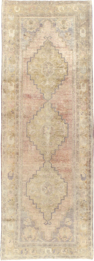 Vintage Turkish Oushak Rug, No.17403 - Gss
