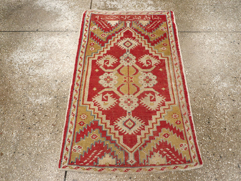 Antique Turkish Oushak Rug, No.17406 - Gss