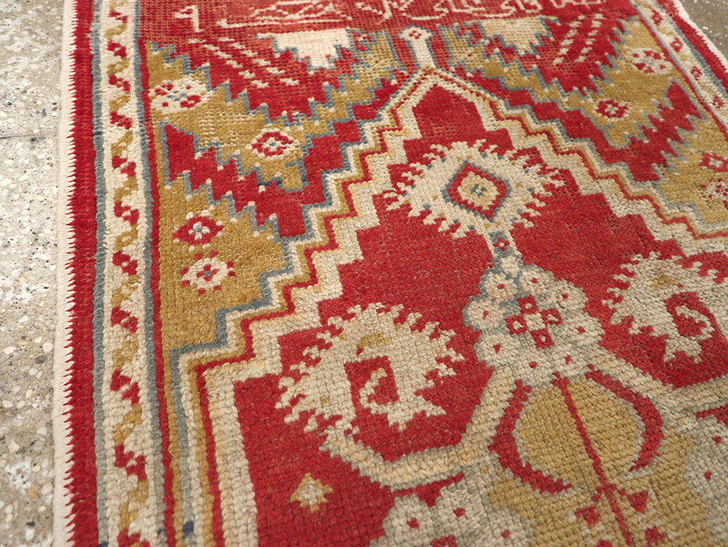 Antique Turkish Oushak Rug, No.17406 - Gss