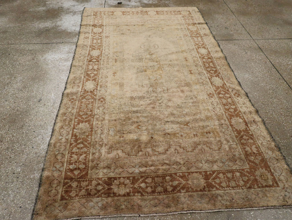 Antique Turkish Oushak Rug, No.17412 - Gss