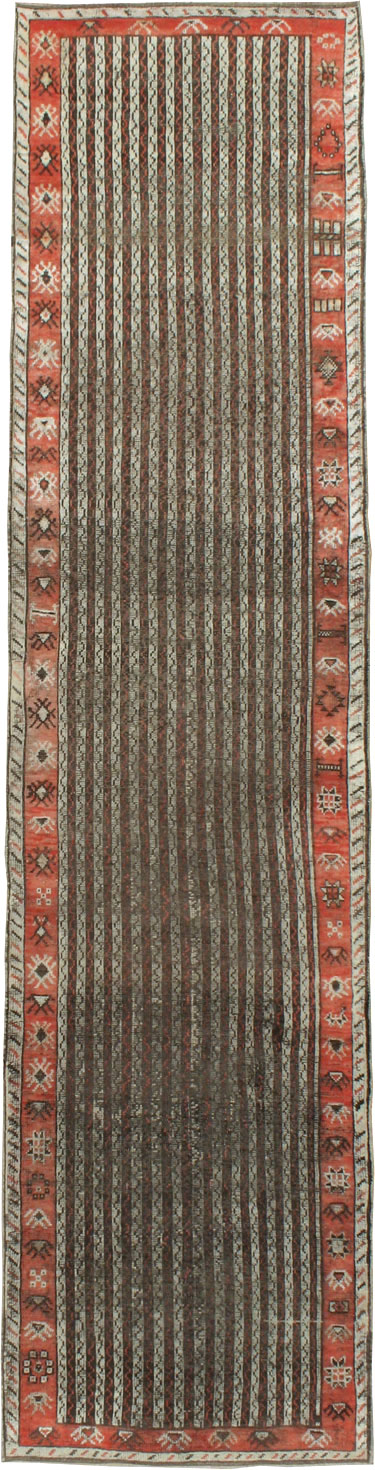 Antique Turkish Ghiordes Runner, No.17418 - Gss