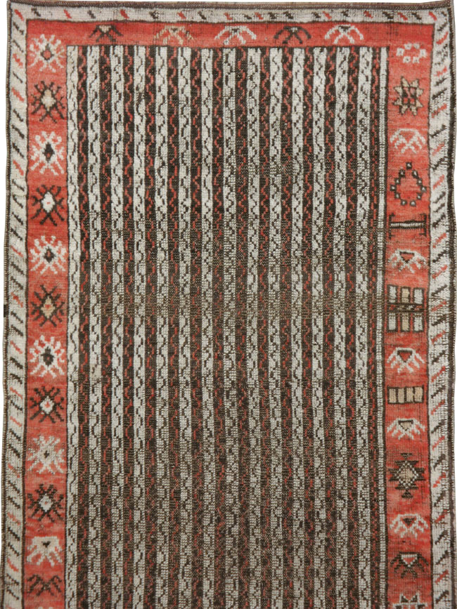 Antique Turkish Ghiordes Runner, No.17418 - Gss