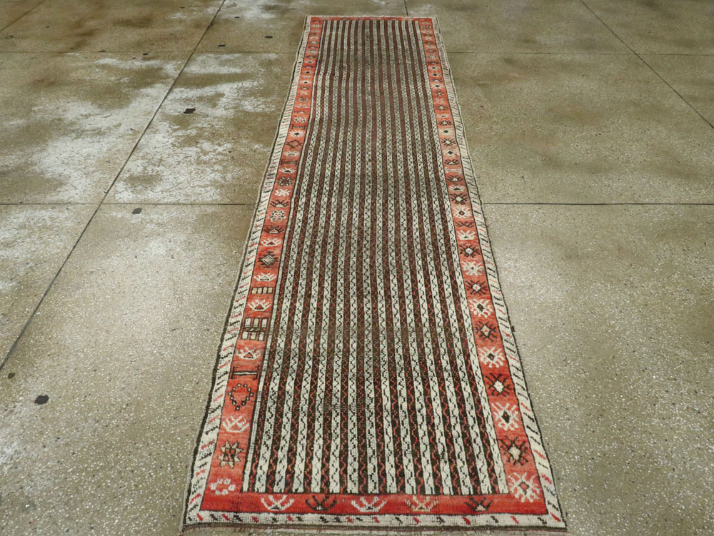 Antique Turkish Ghiordes Runner, No.17418 - Gss