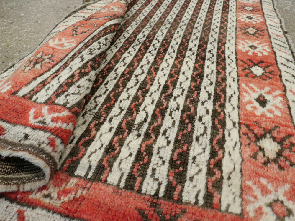 Antique Turkish Ghiordes Runner, No.17418 - Gss