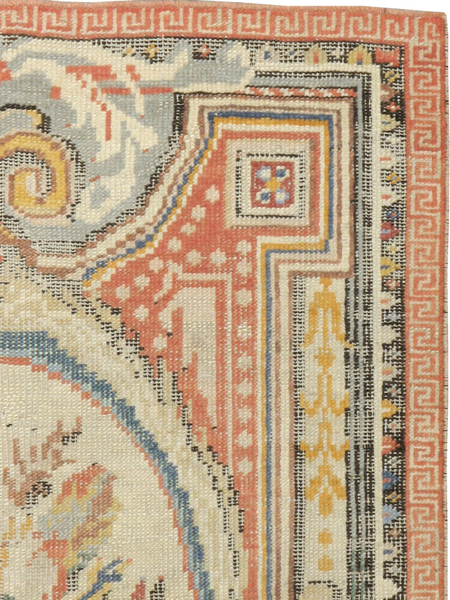 Antique Turkish Ghiordes Rug, No.17427 - Gss