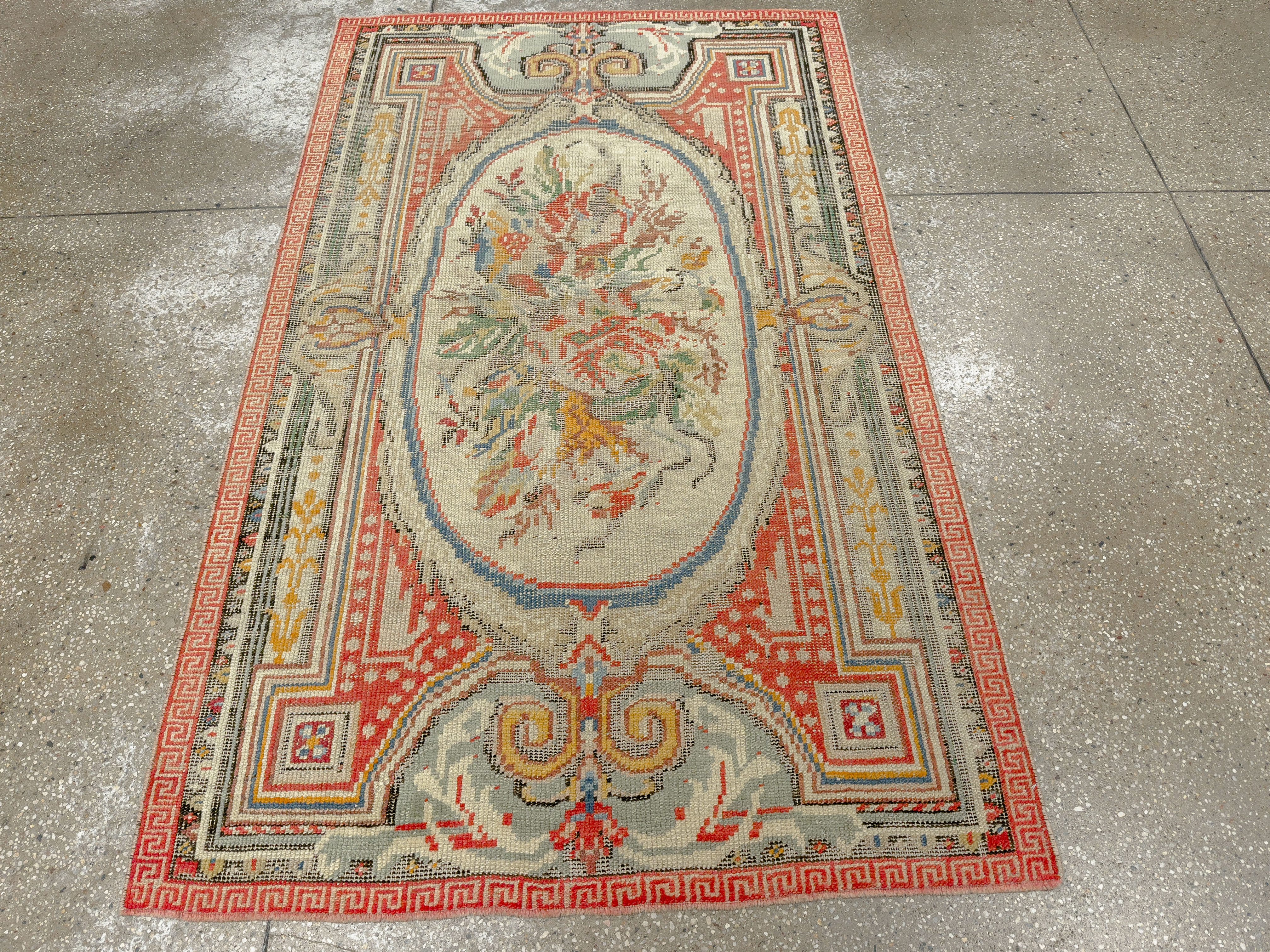 Antique Turkish Ghiordes Rug, No.17427 - Gss