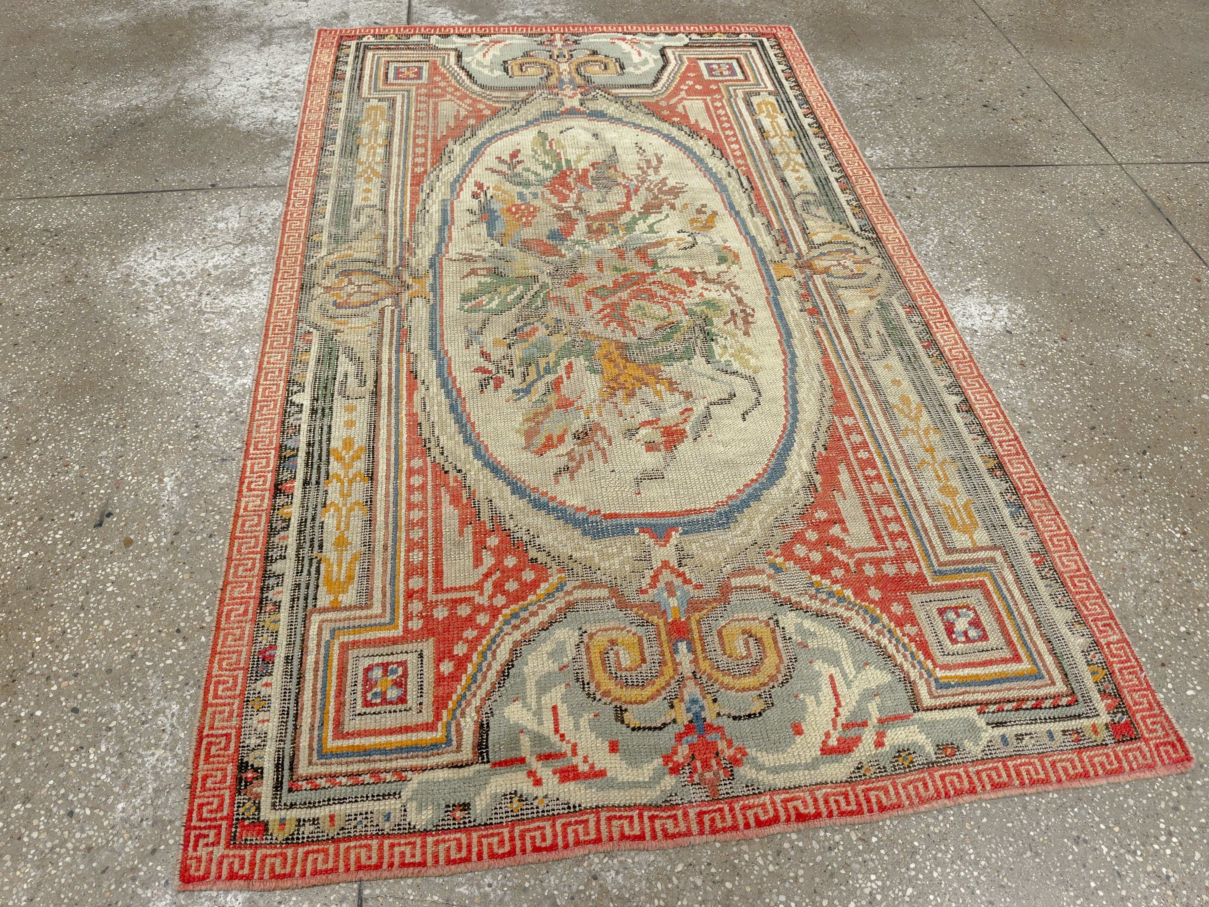 Antique Turkish Ghiordes Rug, No.17427 - Gss