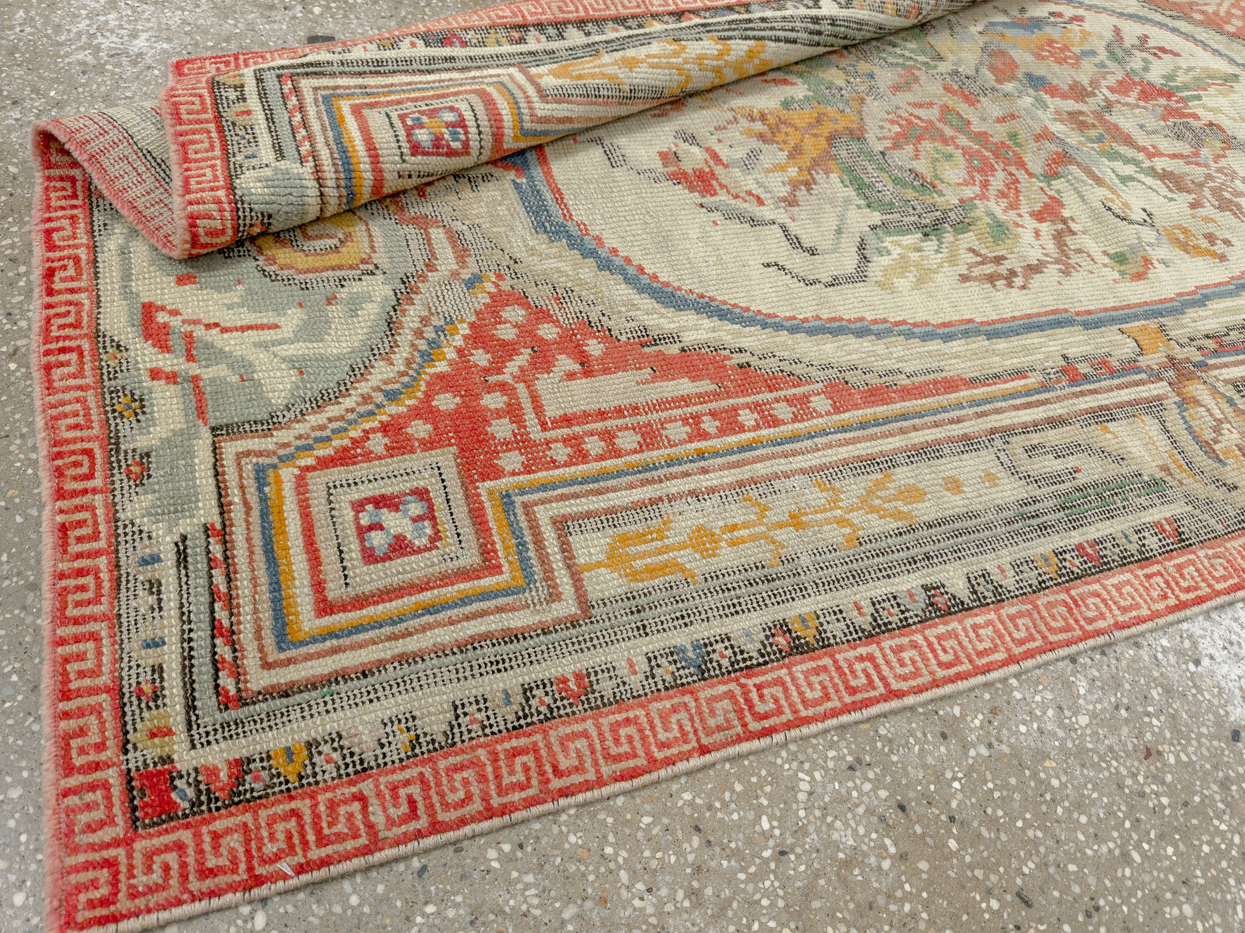 Antique Turkish Ghiordes Rug, No.17427 - Gss
