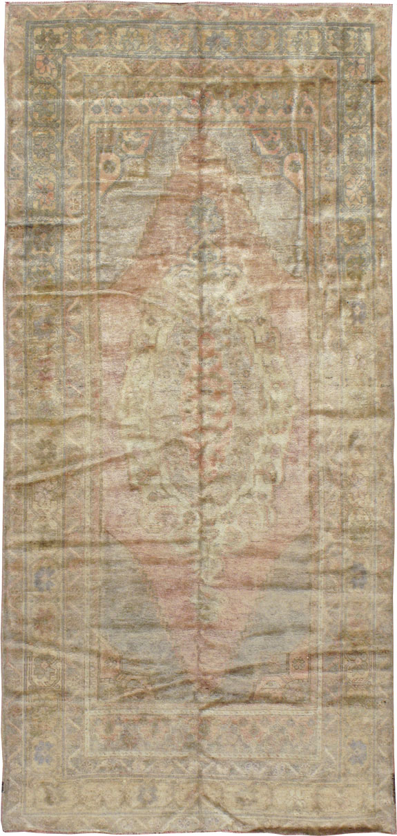 Vintage Turkish Oushak Rug, No.17436 - Gss