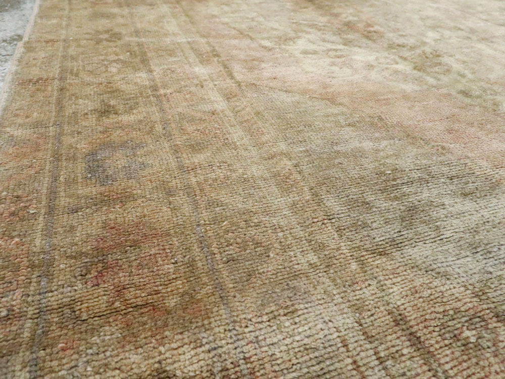 Vintage Turkish Oushak Rug, No.17436 - Gss