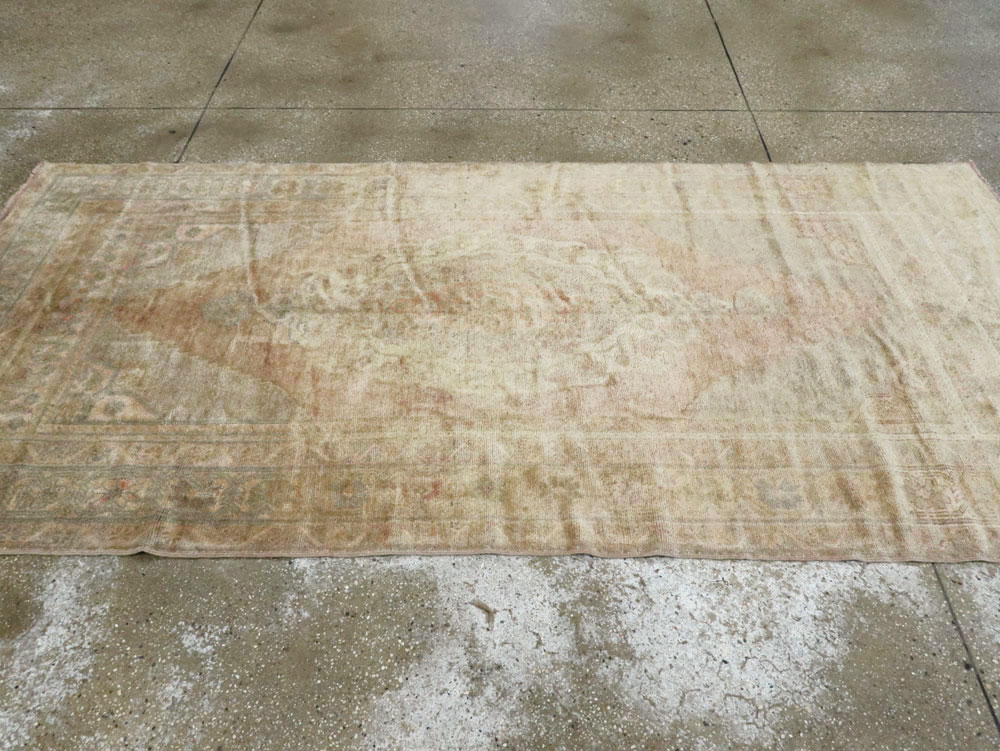 Vintage Turkish Oushak Rug, No.17436 - Gss