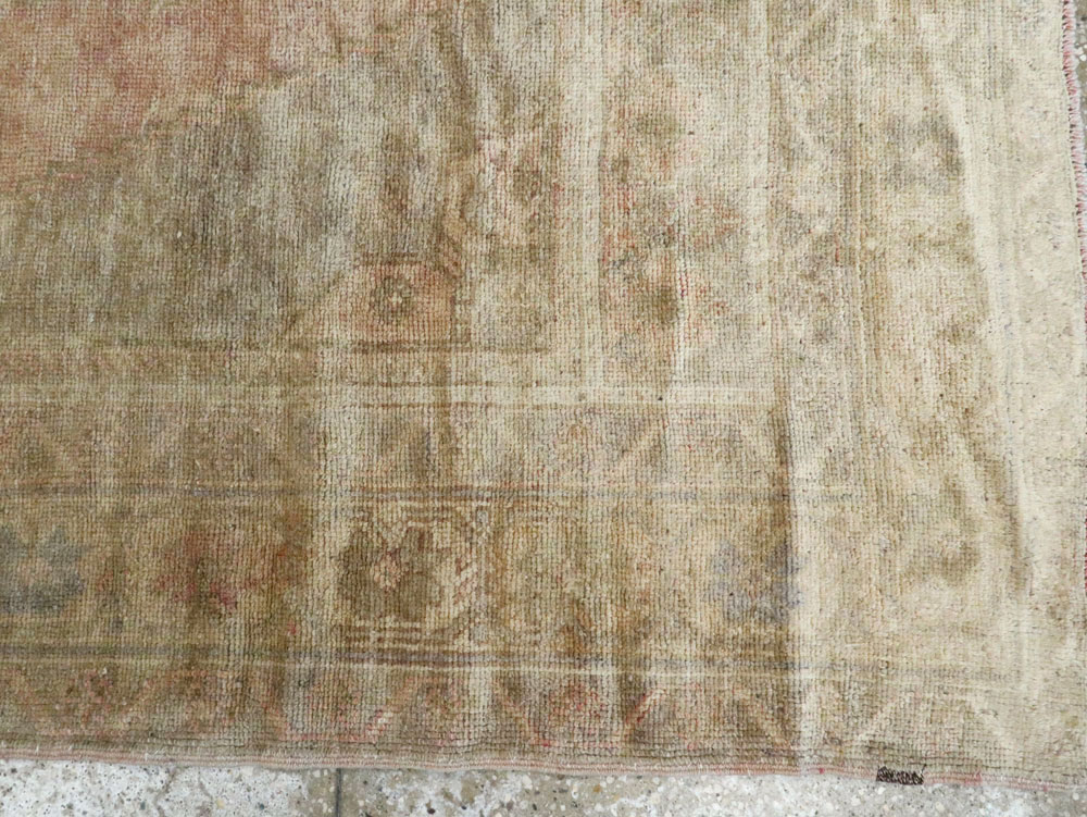 Vintage Turkish Oushak Rug, No.17436 - Gss