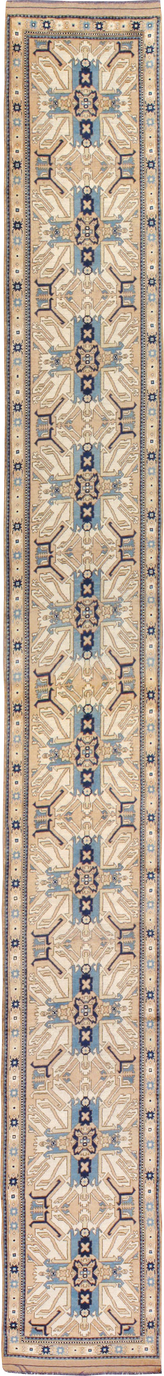 Antique Turkish Kazak Runner, No.17452 - Gss