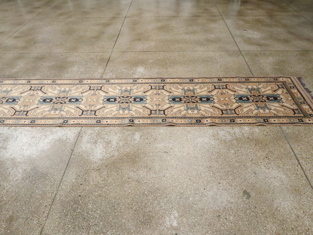 Antique Turkish Kazak Runner, No.17452 - Gss