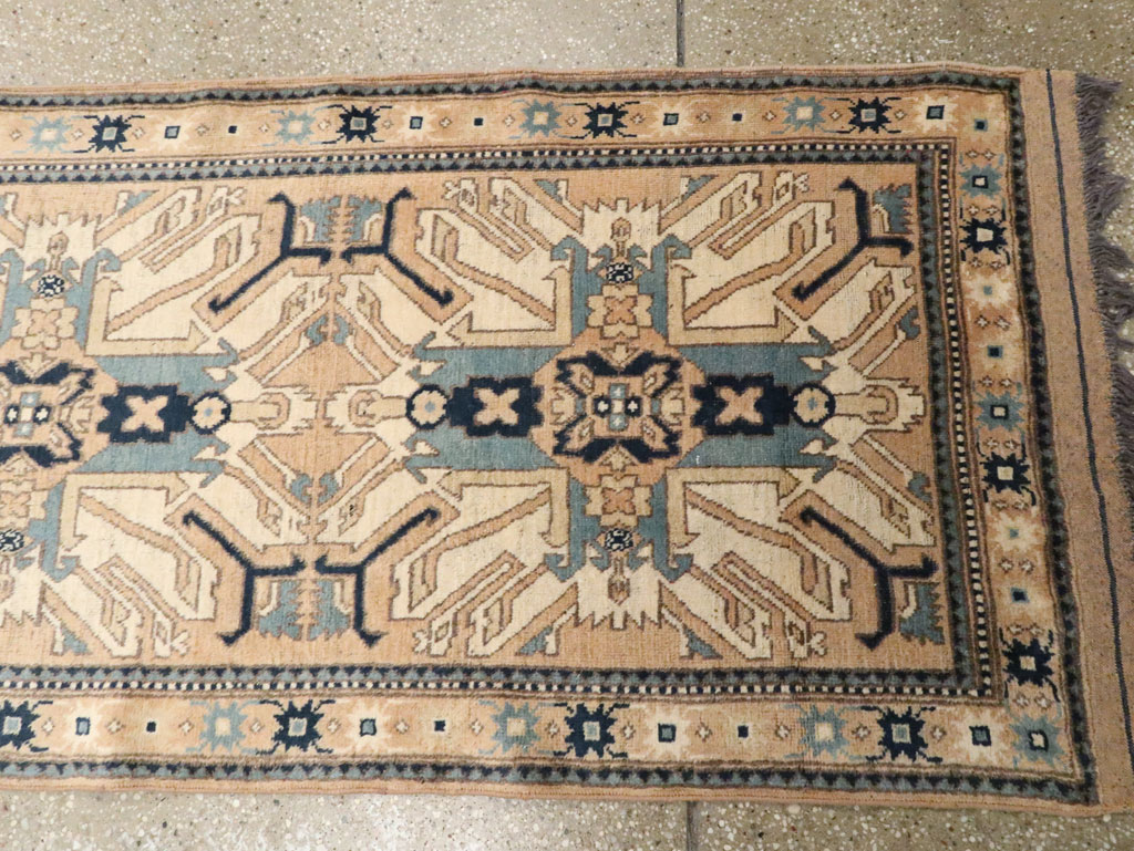 Antique Turkish Kazak Runner, No.17452 - Gss