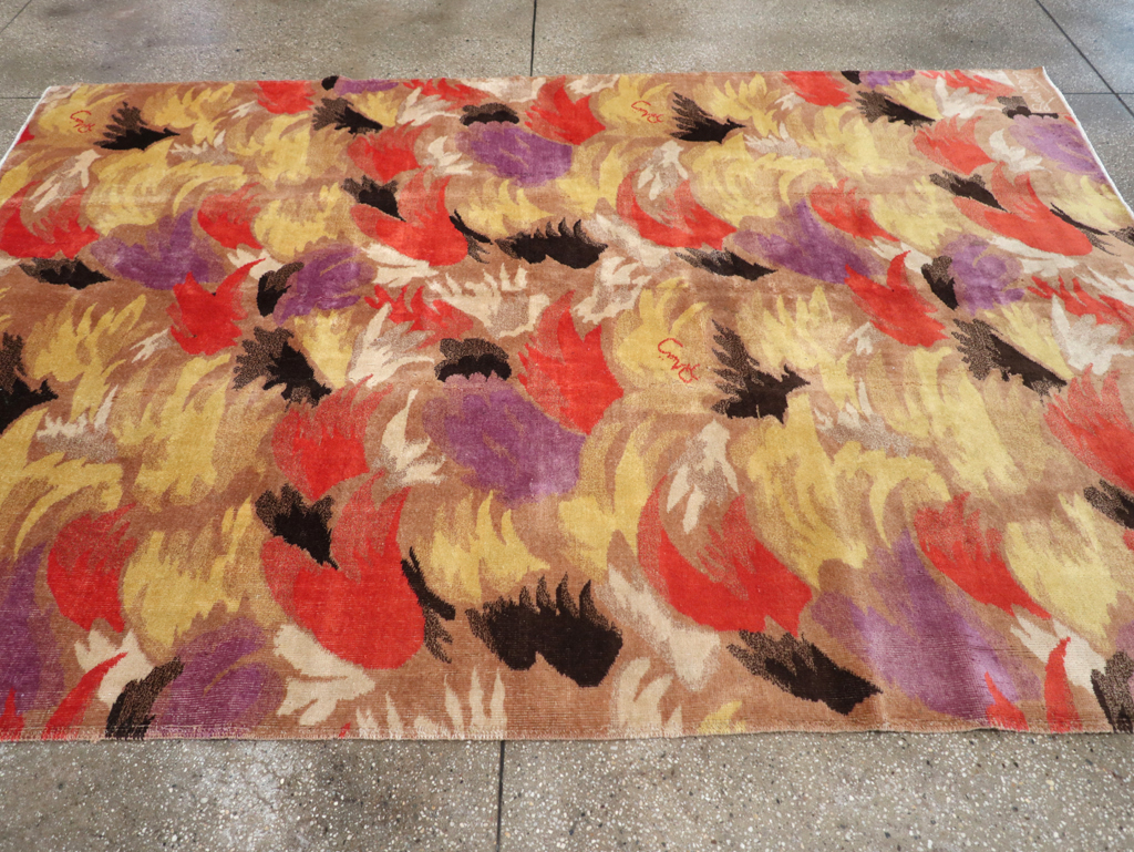 Vintage Turkish Art Deco Rug, No.17470 - Gss