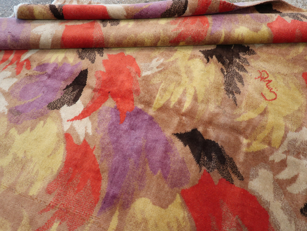 Vintage Turkish Art Deco Rug, No.17470 - Gss