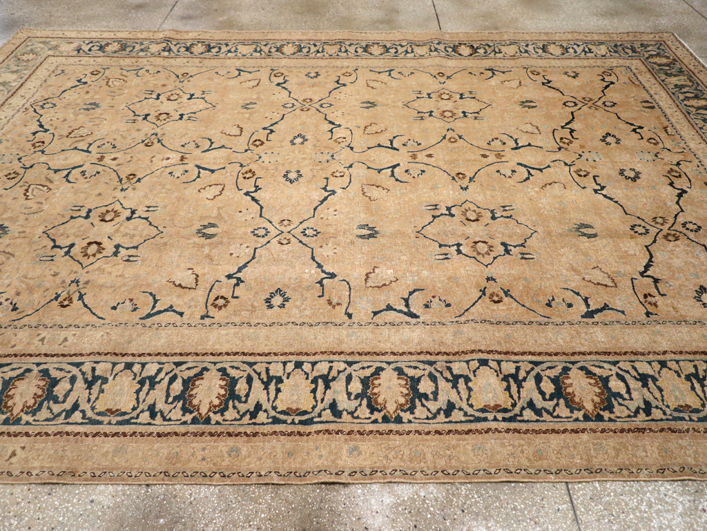 Antique Persian Tabriz Carpet, No.17479 - Gss
