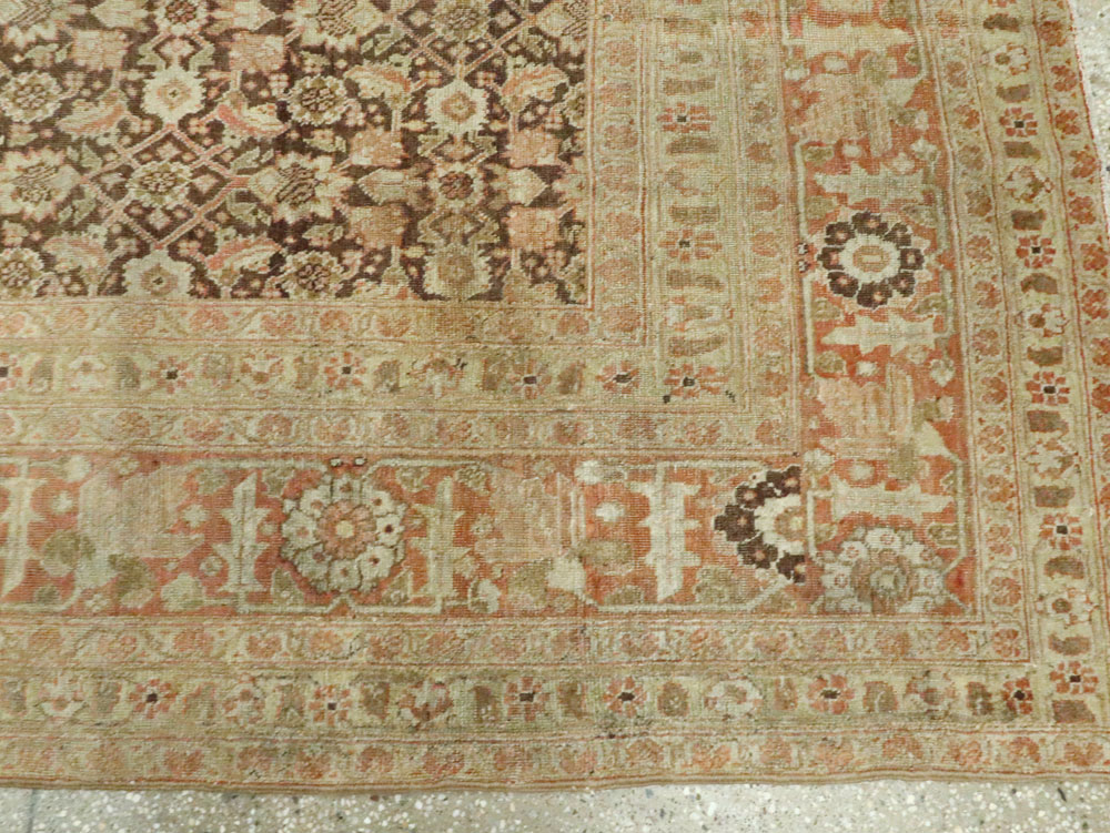 Tabriz Persian Antique Carpet, No.17487 - Gss