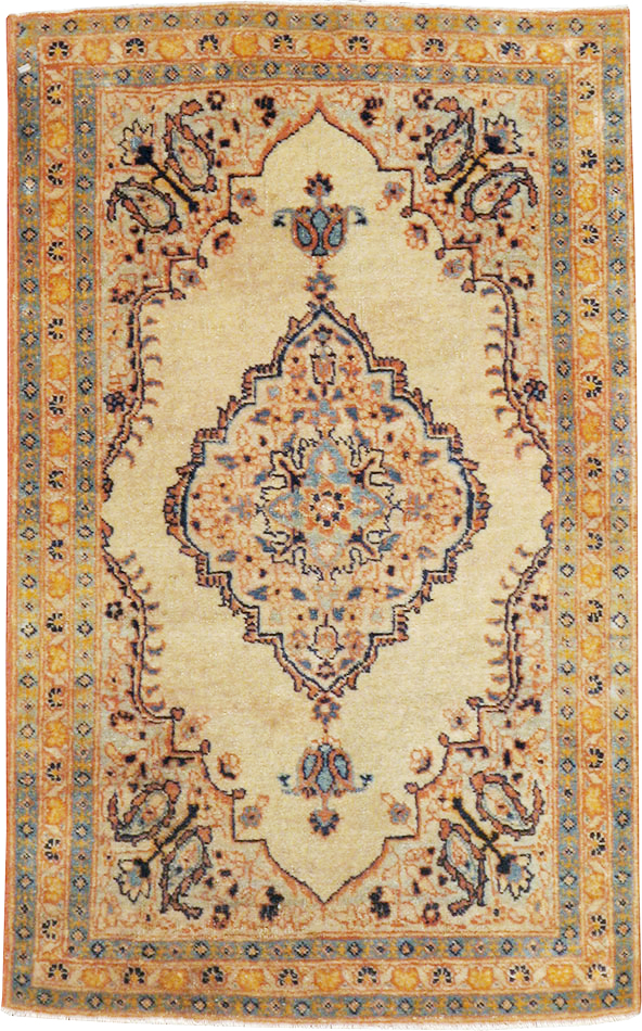 Antique Persian Tabriz Hagi Jalili Rug, No.17503 - Gss