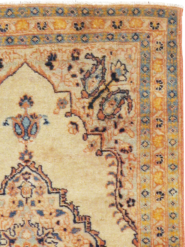 Antique Persian Tabriz Hagi Jalili Rug, No.17503 - Gss