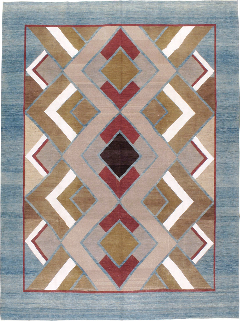 Modernist Persian Tabriz Carpet, No.17507 - Gss