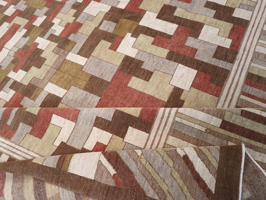 Modernist Persian Tabriz  Carpet, No.17508 - Gss