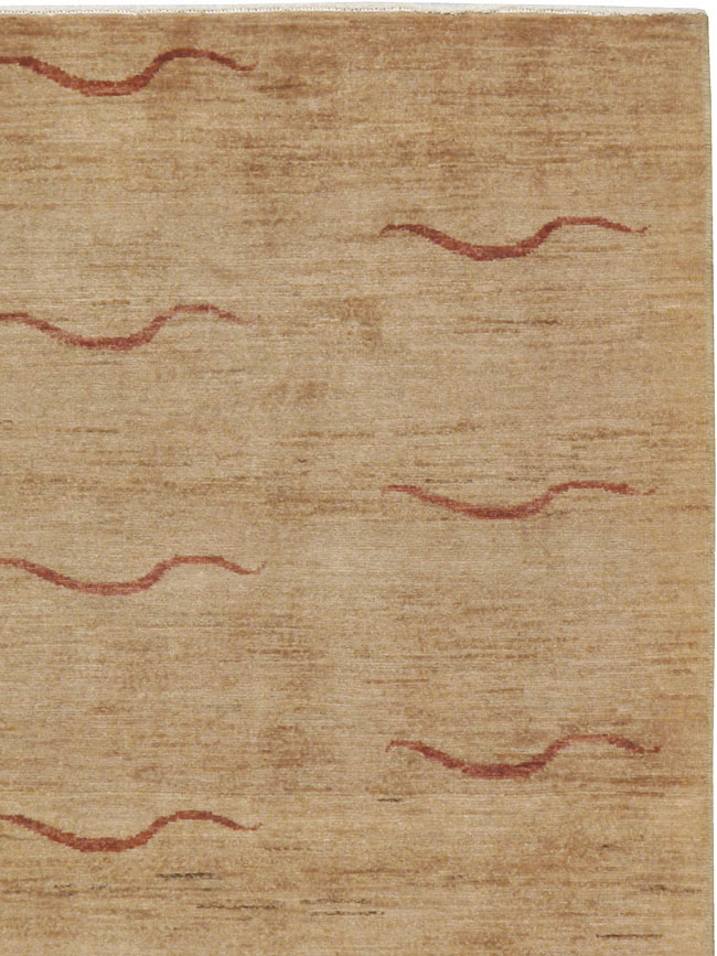 Modernist Persian Tabriz Rug, No.17509 - Gss