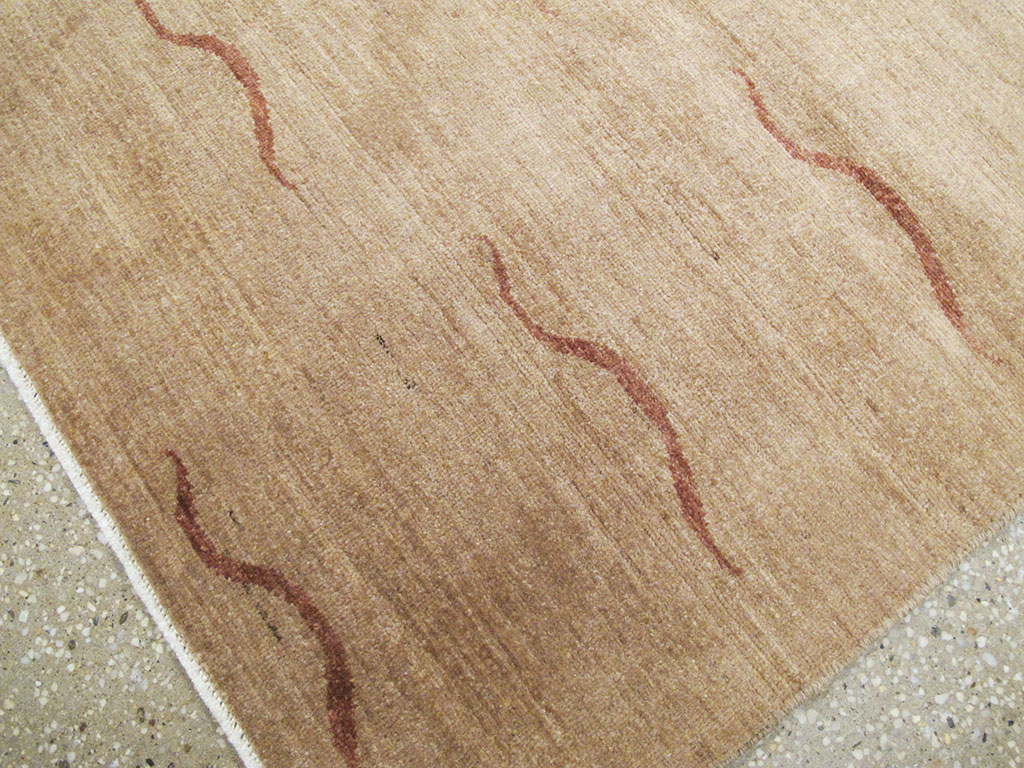 Modernist Persian Tabriz Rug, No.17509 - Gss