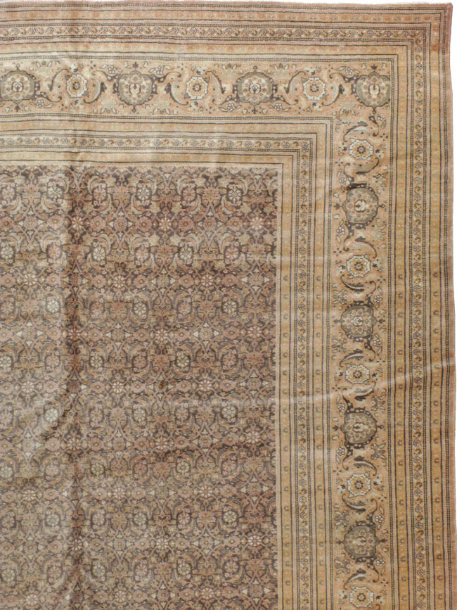 Antique Persian Tabriz Carpet, No.17524 - Gss