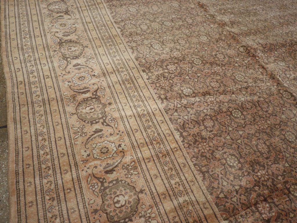 Antique Persian Tabriz Carpet, No.17524 - Gss