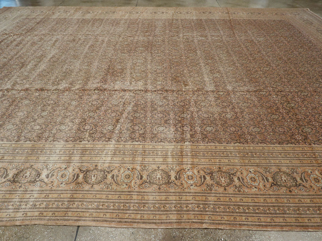 Antique Persian Tabriz Carpet, No.17524 - Gss