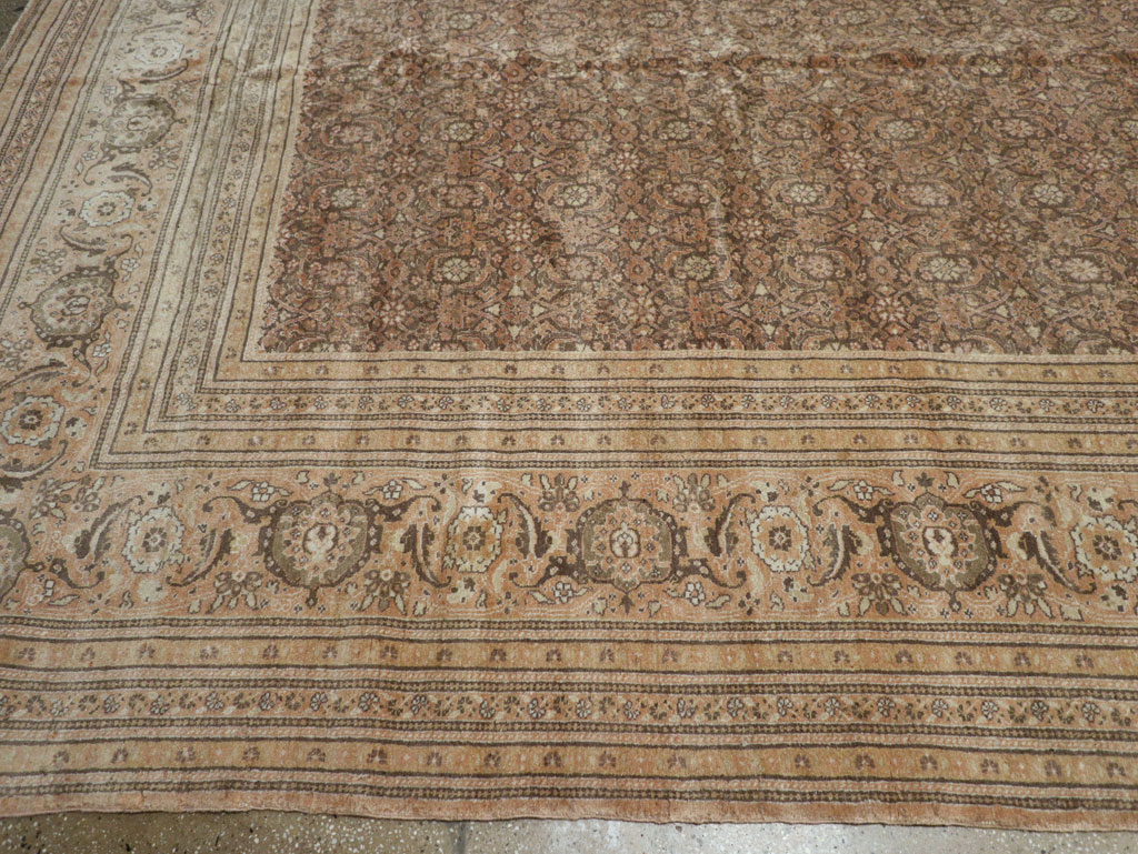 Antique Persian Tabriz Carpet, No.17524 - Gss