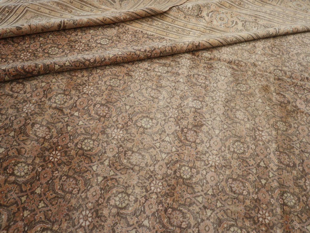 Antique Persian Tabriz Carpet, No.17524 - Gss