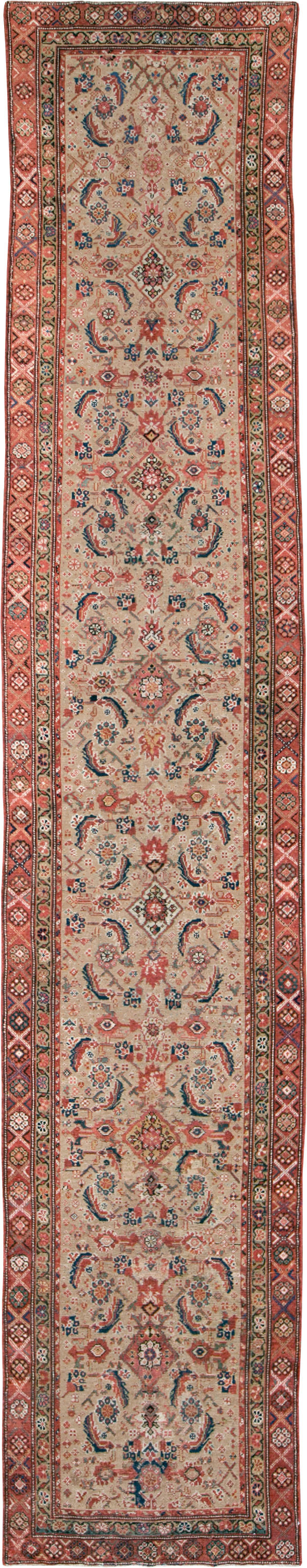Vintage Persian Malayer Runner, No.17531 - Gss
