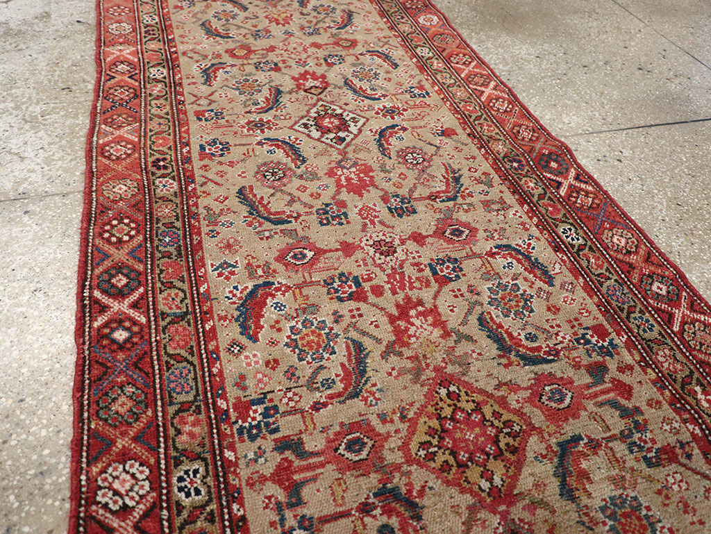 Vintage Persian Malayer Runner, No.17531 - Gss